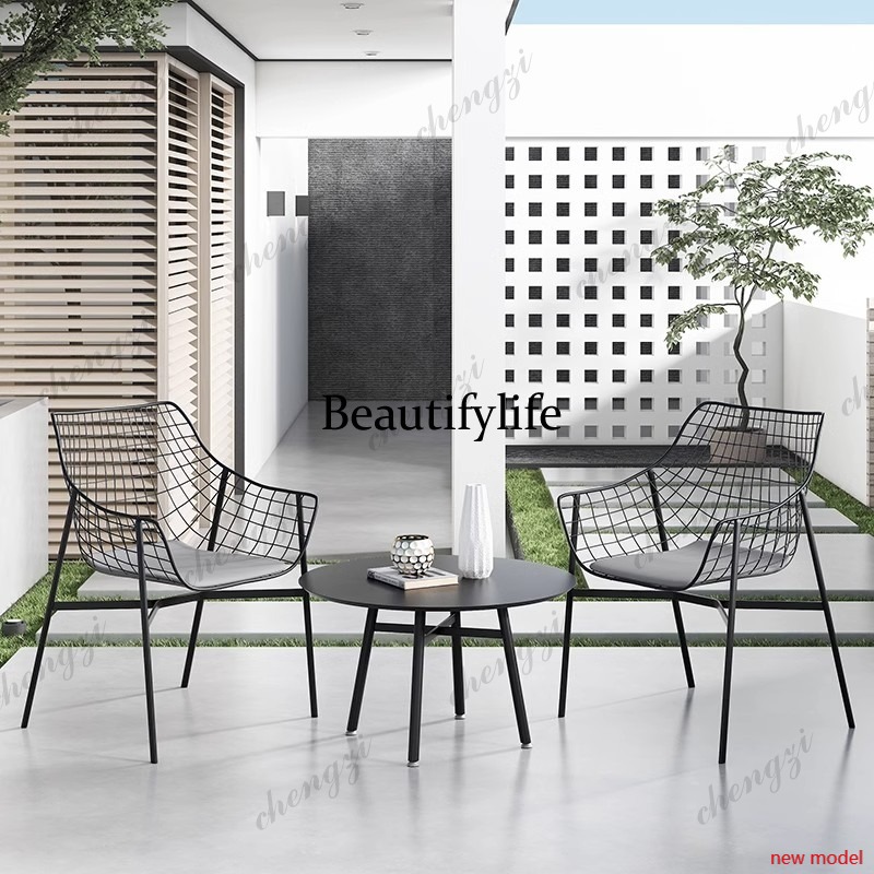 Kids Outdoor Furniture Set - 布張りのミニマリストガーデン家具セット北欧風チェアガーデン家具セットパティオキッズラウンジセットガルテンパティオ家具AB03
