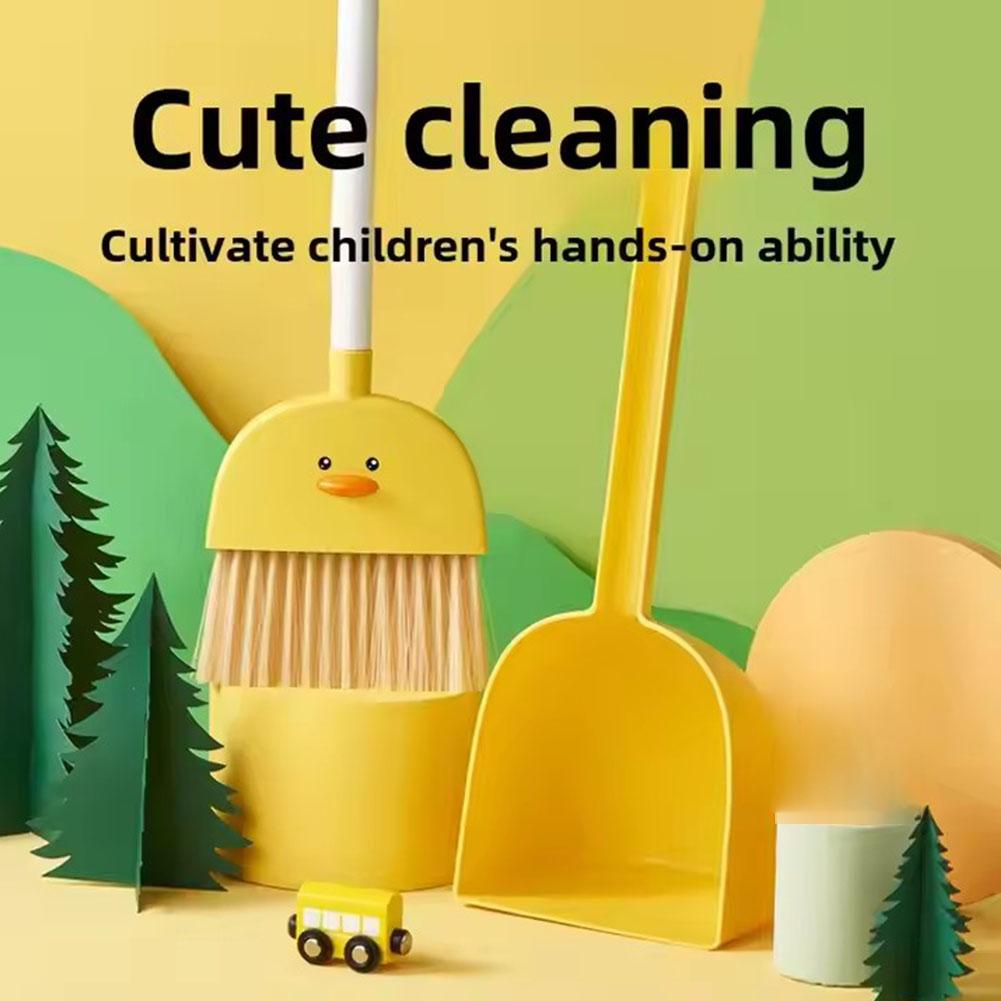 食品グレードPP製子供用ミニほうきとちりとりセット3点セット - Kids Outdoor Broom のレビューと価格