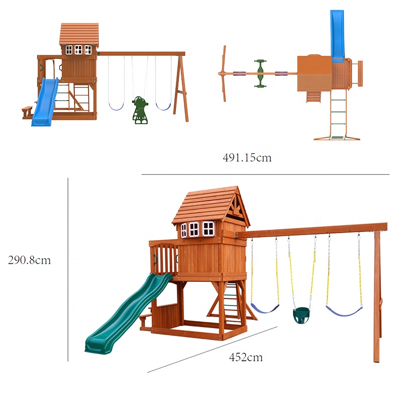 大型屋外遊具 子供用おもちゃ 遊び場 裏庭 商業施設 庭園  - Kids Outdoor Climbing Frame のレビューと価格