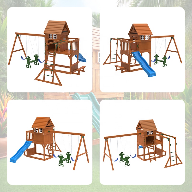 大型屋外遊具 子供用おもちゃ 遊び場 裏庭 商業施設 庭園  - Kids Outdoor Climbing Frame のレビューと価格