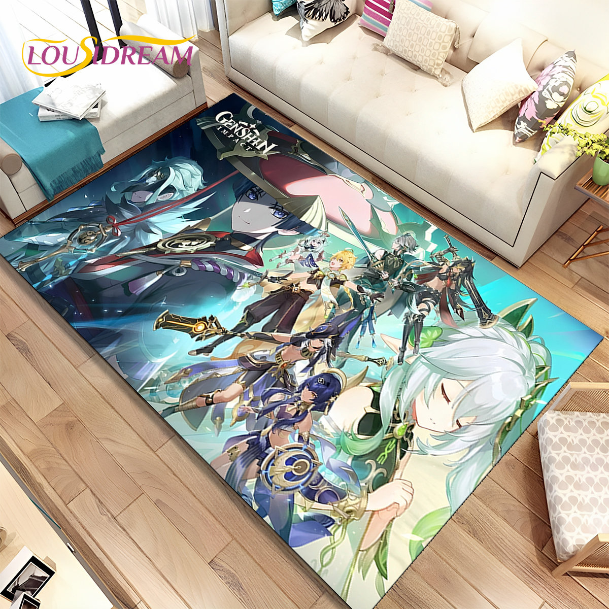 Genすねインパクト漫画ゲームエリアをラグするカーペット家の - Kids Outdoor Area のレビューと価格