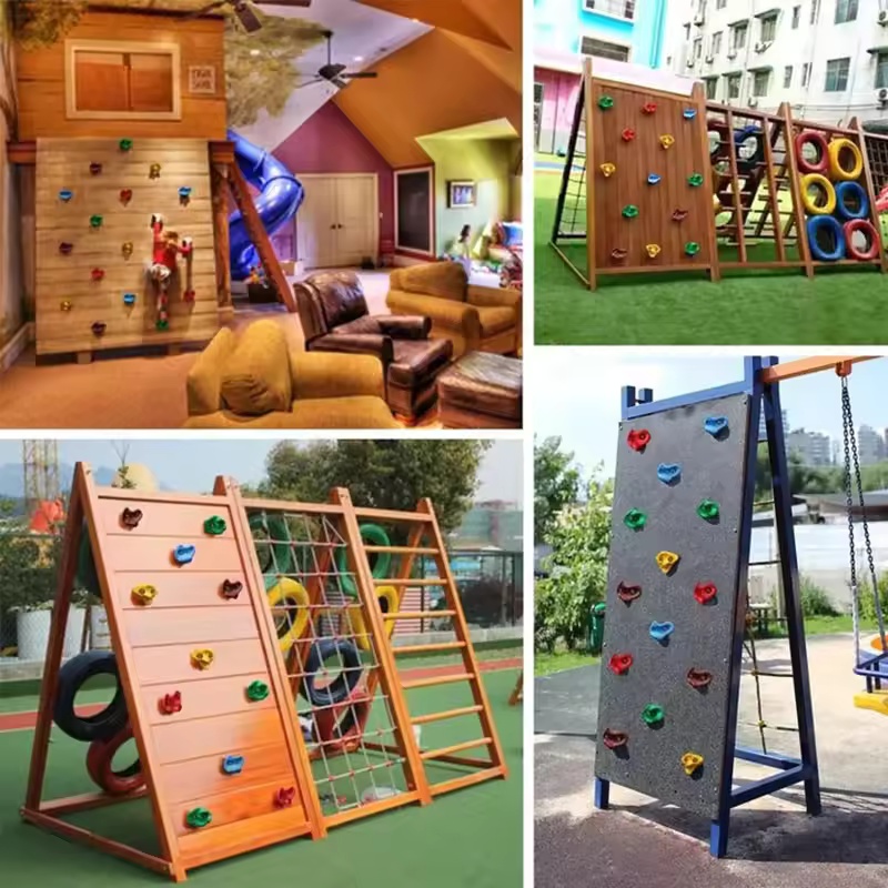 10個入り ロッククライミング用ロックウォール (ネジレンチ - Kids Outdoor Climbing Frame のレビューと価格