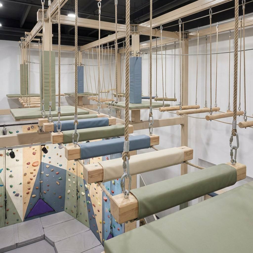 ミニマリスト室内遊園地、モジュール式ソフトプレイ、巨大滑り台 - Kids Outdoor Climbing Frame のレビューと価格