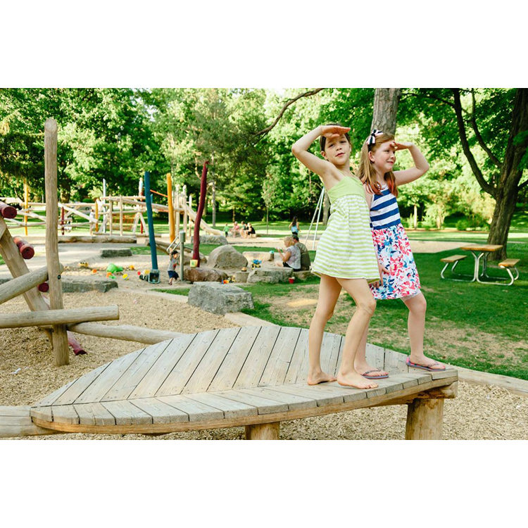 子供の遊び場屋外プレイセット木製木製教育ゲームバランスログウ - Kids Outdoor Climbing Frame のレビューと価格