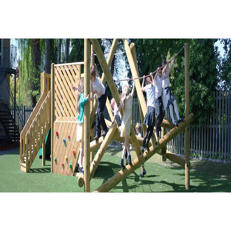 子供の遊び場屋外プレイセット木製木製教育ゲームバランスログウ - Kids Outdoor Climbing Frame のレビューと価格