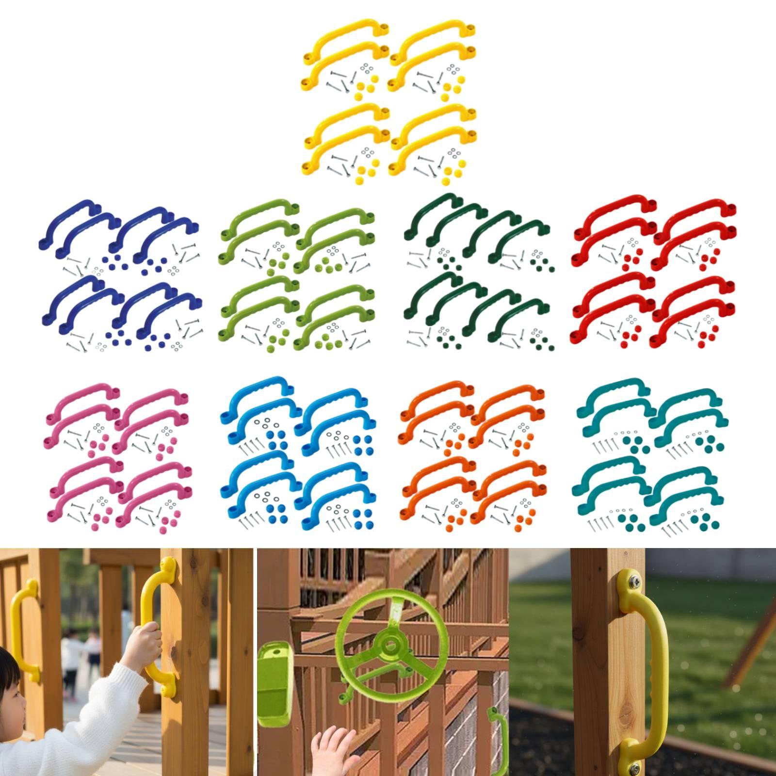 8個入りクライミングフレームハンドル 簡単設置 屋外プレイセ - Kids Outdoor Climbing Frame のレビューと価格