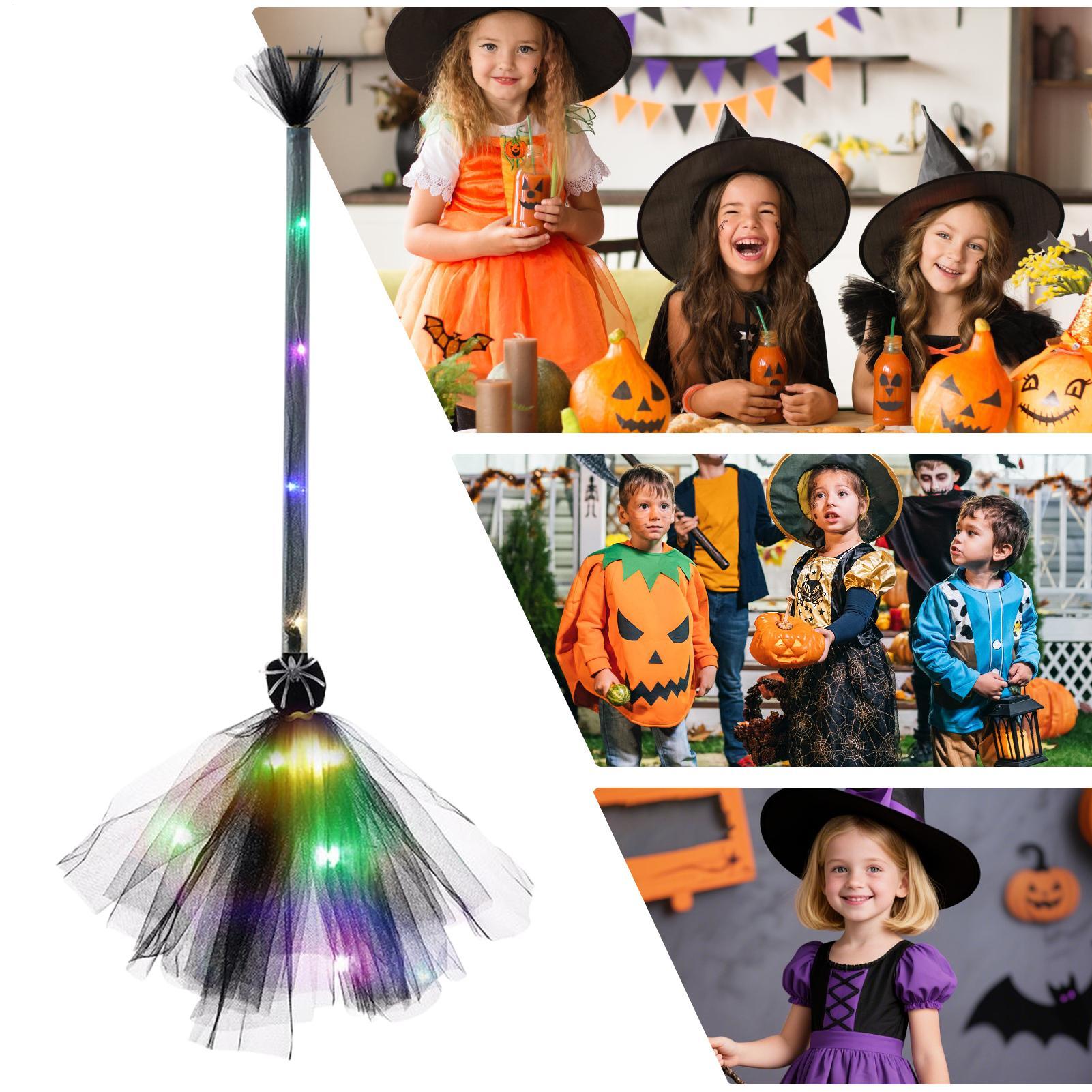 魔女のほうき メッシュ バッテリー式 軽量 パーティーデコレ - Kids Outdoor Broom のレビューと価格
