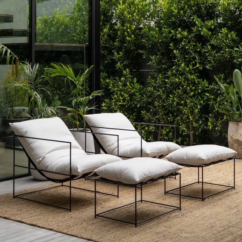 プラスチック製の枕型ガーデン家具セット レトロなプラスチック - Kids Outdoor Furniture Set のレビューと価格