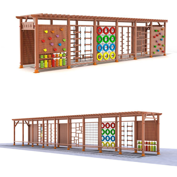 屋外用木製クライミング遊具、子供用ジャングルジム、屋外遊び場 - Kids Outdoor Climbing Frame のレビューと価格