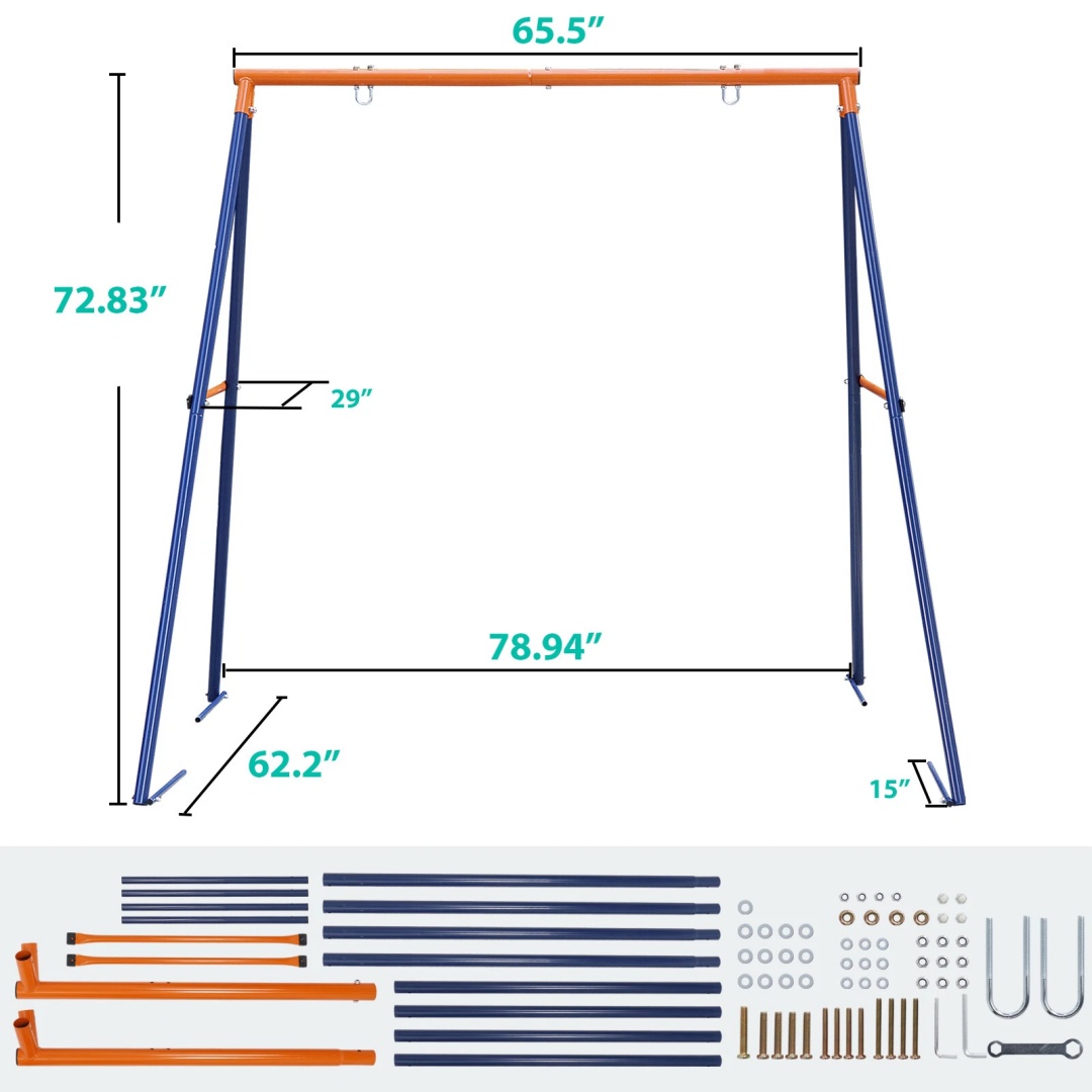 スイングスタンドフレーム ヘビーデューティー Aフレーム ス - Kids Outdoor Furniture Set のレビューと価格
